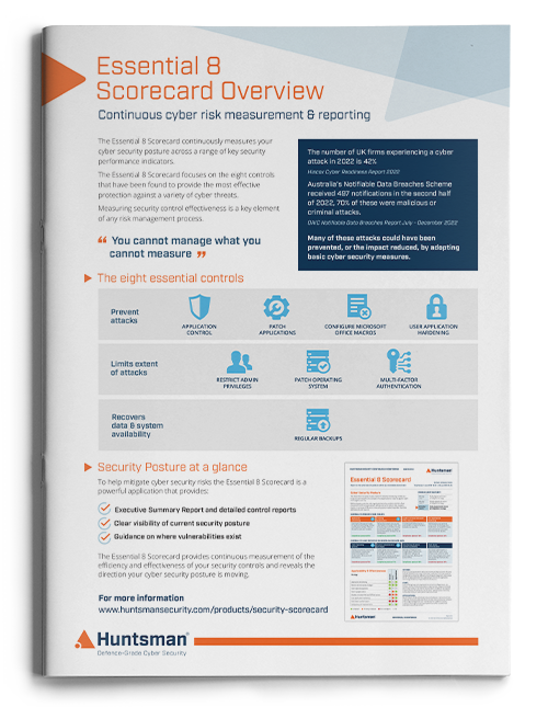 Essential 8 Scorecard Overview Essential 8 Scorecard Overview