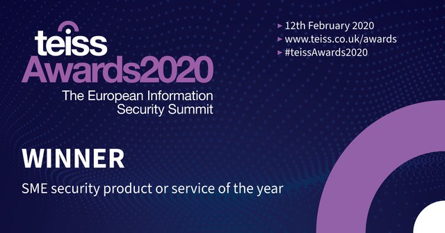 An image of TEISS Awards 2020 - Huntsman Security is the winner of SME security product of the year